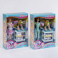 Кукла "Детский врач" JX 200-11 (36/2) 2 вида, с аксессуарами, в коробке