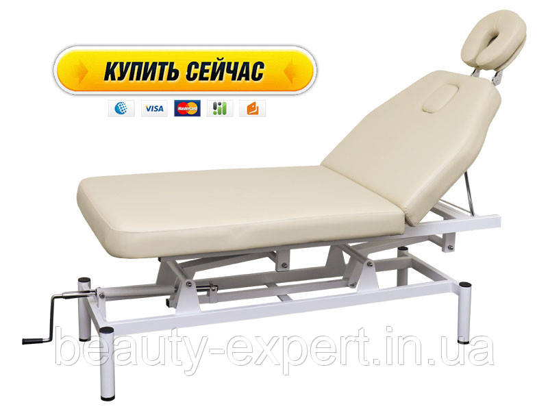 Масажний стіл модель 257 2-секційний із регульованою висотою, фото 1