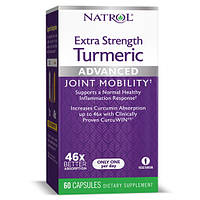 Натуральная добавка Natrol Turmeric Extra Strength, 60 капсул