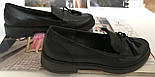 Mercy! Жіночі чорні шкіряні лофери loafer мокасини на низькому ходу мерсі 36 размер, фото 3