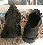 Mercy! Жіночі чорні шкіряні лофери loafer мокасини на низькому ходу мерсі 36 размер, фото 7