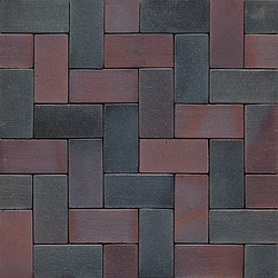 Клінкерна бруківка MUHR 04 S Червоно-коричневий строкатий спеціал