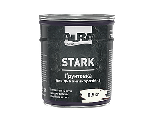 Ґрунт алкідний AURA STARK антикорозійний білий 0,9 кг