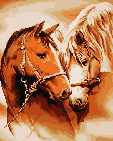 Живопис за номерами Граціозні тварини ArtStory AS0729 40 х 50 см, фото 1