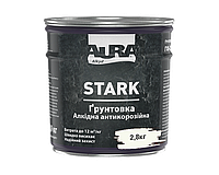 Грунт алкидный AURA STARK антикоррозионный белый 2,8кг