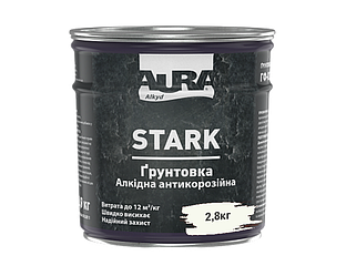 Грунт алкідний AURA STARK антикорозійний білий 2,8 кг