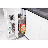 Карго 200 мм білий/хром, Galaxy VIBO (ELQGM202SXPRPOMBASC), фото 4