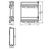 Карго 200 мм білий/хром, Galaxy VIBO (ELQGM202SXPRPOMBASC), фото 7