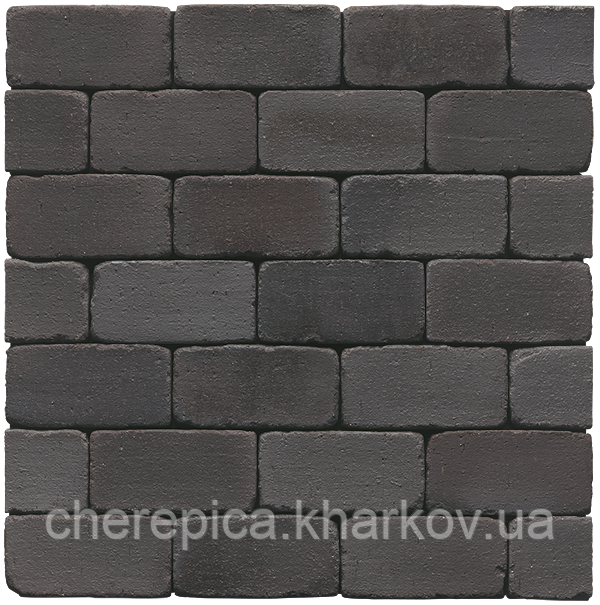 Клінкерна бруківка MUHR 15 SG Чорний строкатий Спеціал, фото 1