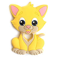 Котик ТОМ (желтый) прорезыватель для зубов