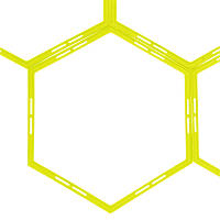 Тренировочная напольная сетка (гексагональная 1шт) Agility Grid C-1412