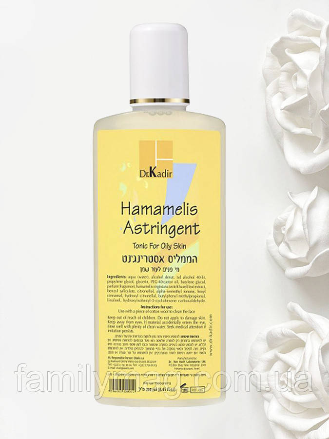 Dr. Kadir Astri Hamamelis Tonic for oily skin Тонік з гамамелісом для жирної шкіри, 250 мл