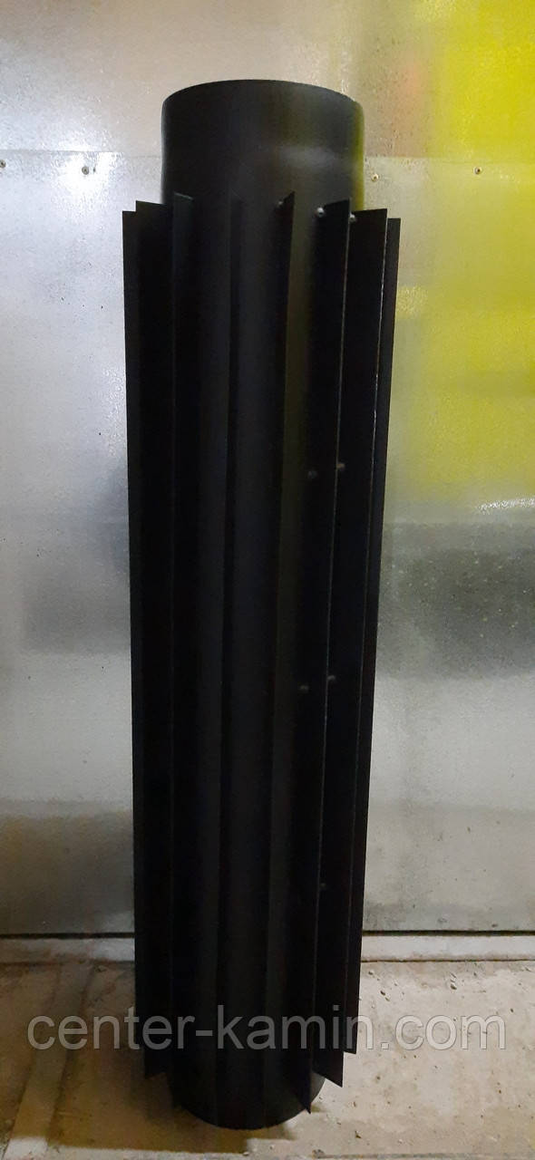 Радіатор димохідна Труба L 1000 мм сталь котлова 180 д 2,0 мм, фото 1