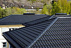 Металочерепиця модульна Ruukki Finnera (50) Pural Matt, фото 8