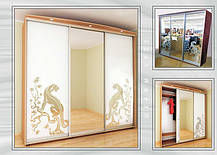 Шафа-купе 3 двері Люкс 240х60 h-225, ТМ Фенікс, фото 5