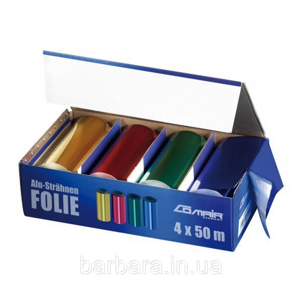 Фольга для мелірування Comair кольорова 1шт 50 м щільна, фото 1