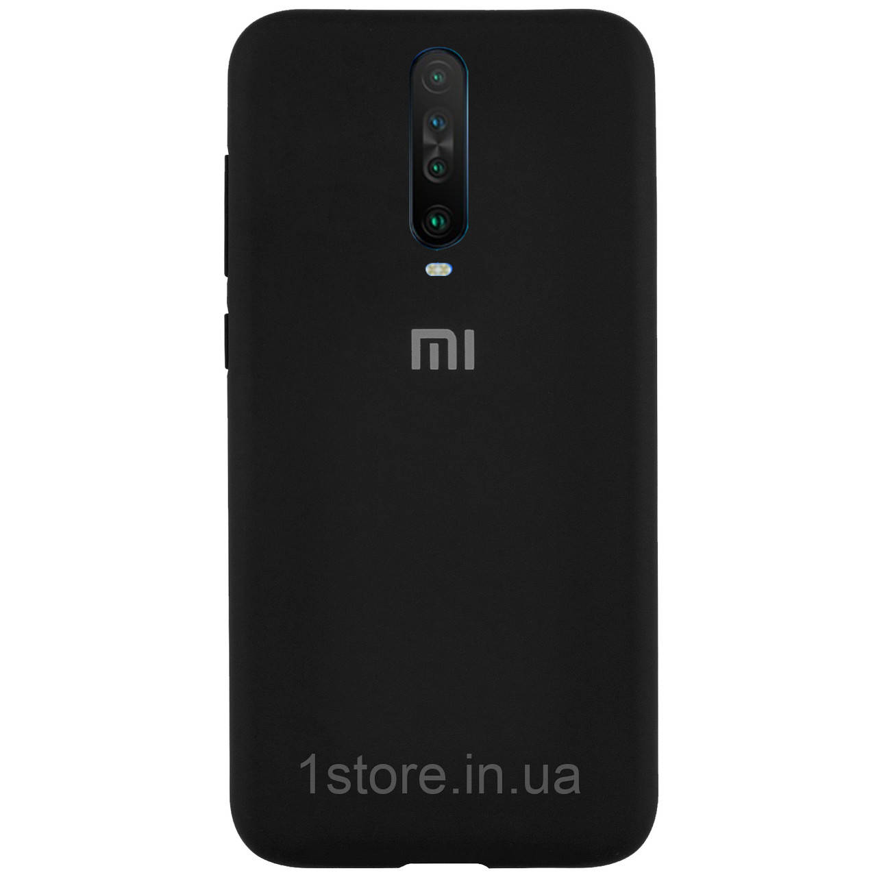 Чохол Silicone Case Full Protective для Xiaomi Redmi K30 (Чорний/Black)