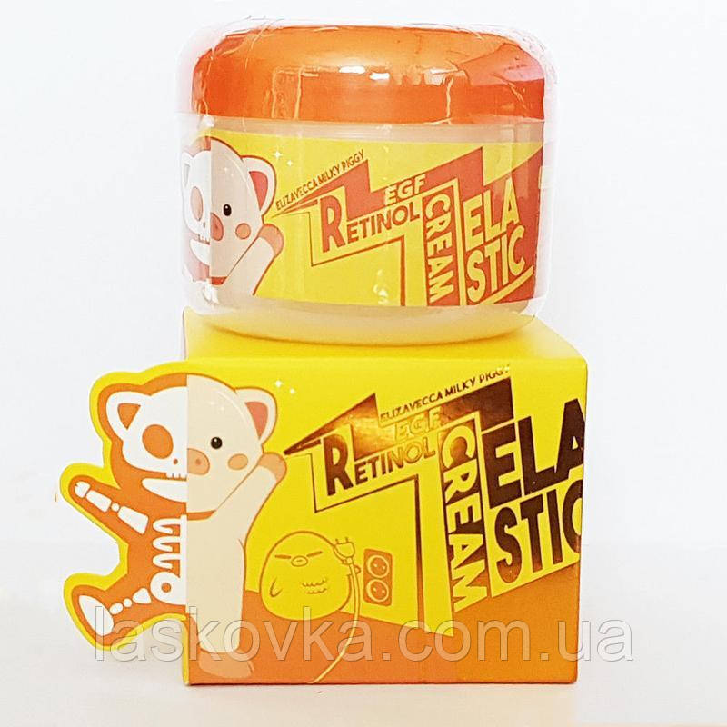 Крем з ретинолом Elizavecca Milky Piggy EGF Elastic Retinol Cream, фото 1