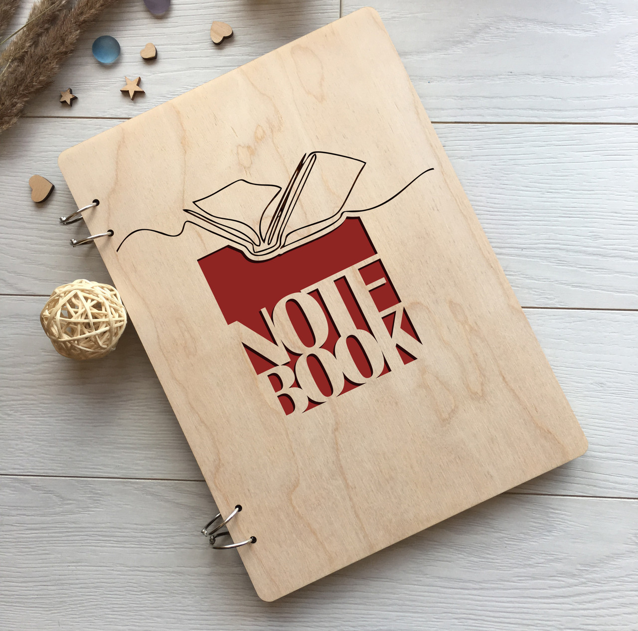 Оригинальный Деревянный Блокнот с Гравировкой — Купить Недорого на Bigl ...