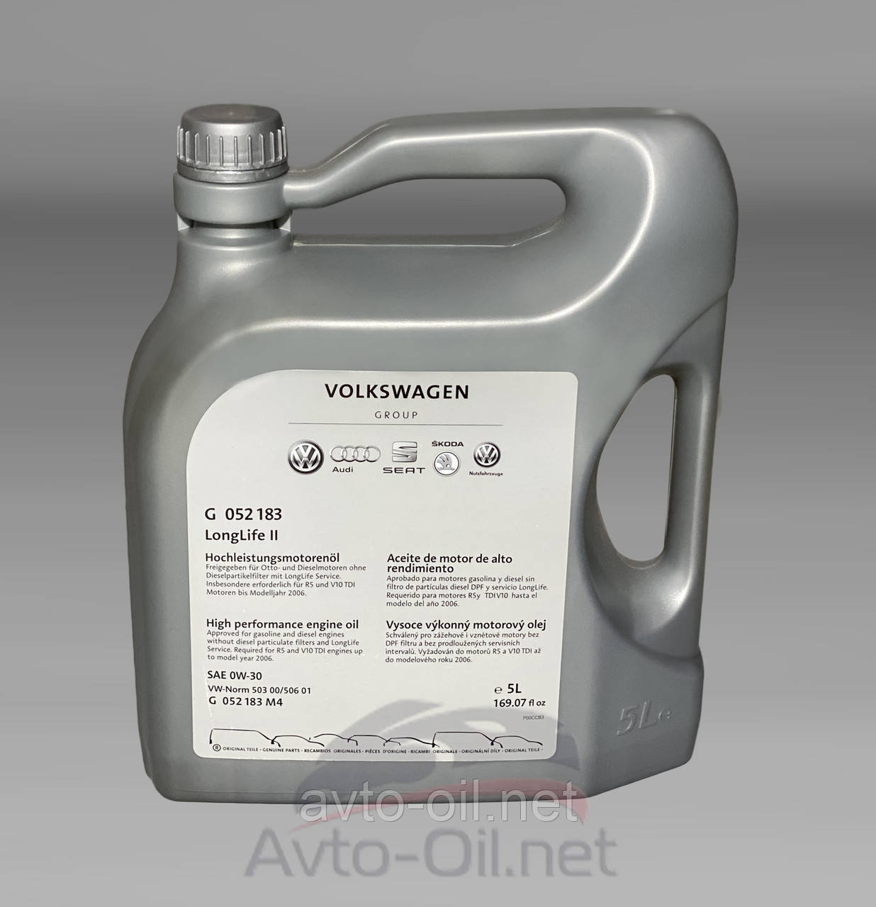 Моторне масло Volkswagen VAG 0W-30 LongLife II 5л