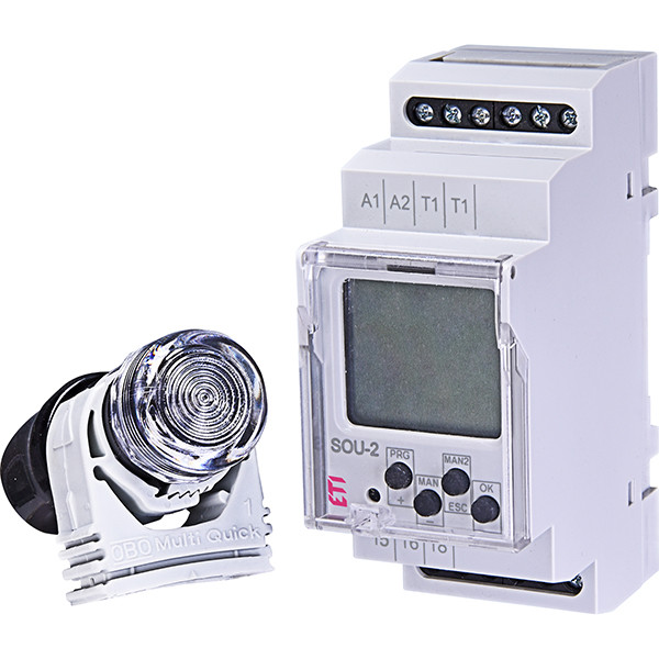Сутінкове реле з цифровим таймером SOU-2 220V 8А ETI 2470020