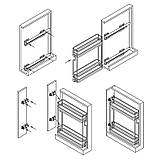 Карго 150 мм білий/хром, Galaxy VIBO (ELQGM152SXPRPOMBASC), фото 9