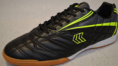 Кросівки для гри у футбол (футзалки) Restime DMB20616 чорно-жовті, фото 3