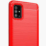 TPU чохол Slim Series для Samsung Galaxy A51 (Червоний), фото 4