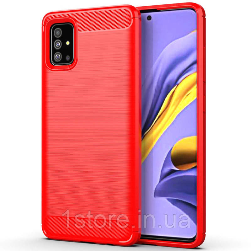 TPU чохол Slim Series для Samsung Galaxy A51 (Червоний)