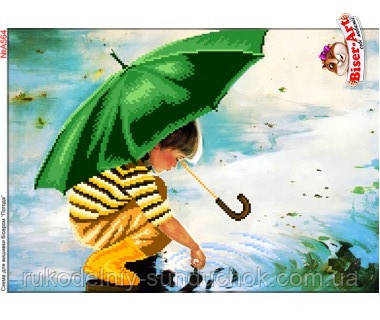 Схема для вишивки бісером Бисер-Арт Дощова погода (А564), фото 1