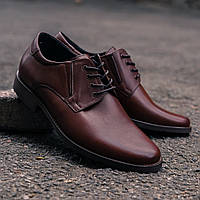 Польские коричневые туфли 40 41 44 размер