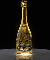 Шампанське (ігристе вино) з блискітками Золота 23 карати "Grand Imperial" 23 kt GOLD, напівсолодке біле