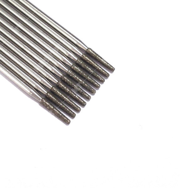 Фреза алмазна "Конус закруглений" 2,5 мм (зелений), фото 1