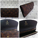 Жіночий шкіряний гаманець Louis Vuitton Луї Віттон різні кнопки, фото 9