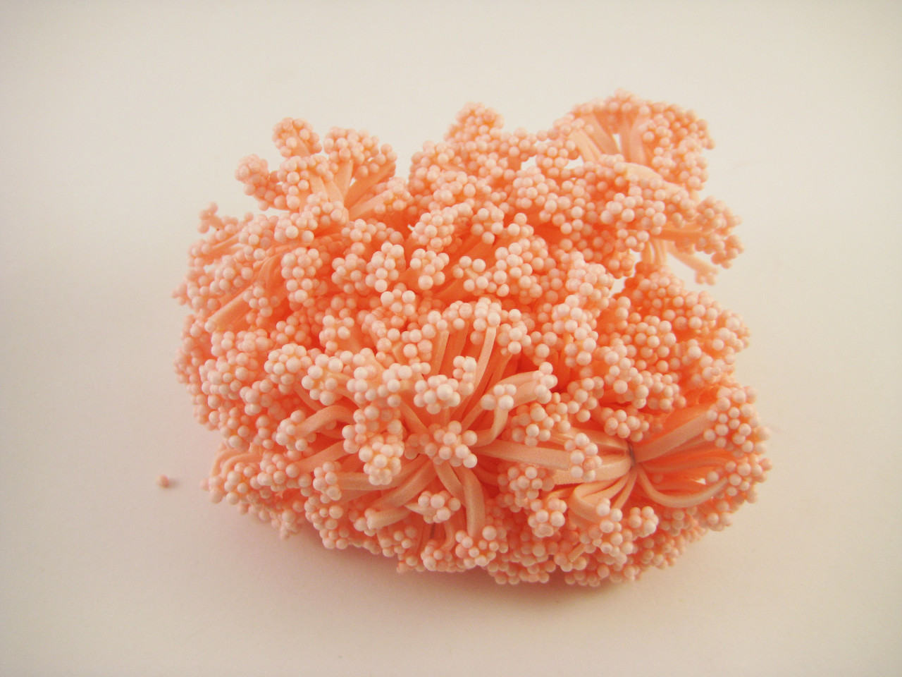 Кульки рожеві на гілках 12 штук/пучок на дроті для рукоділля, хобі, декору, фото 1