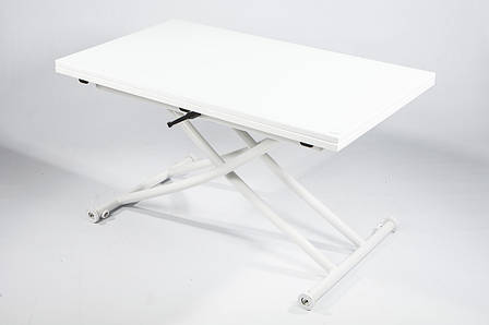 Стіл трансформер Рим-9 (B2219-SP-9) TES Mobili, біле скло, фото 1