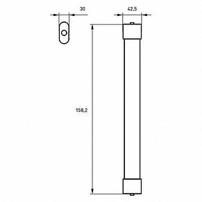 LED Світильник EUROLAMP лінійний IP65 45W 6500K (1.5 m) SLIM, фото 4