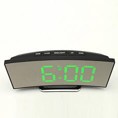 Годинники настільні електронні з LED підсвічуванням і термометром HLV DT-6507 (N011004)