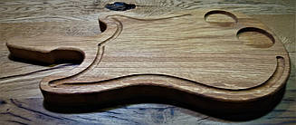 Дерев'яна дошка  для подачі Woodinі Гітара 360х180х23 мм  дуб