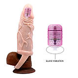 Насадка на пеніс Men Extension Vibrating Penis Sleeve, фото 3