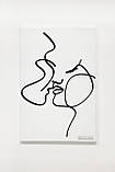 Картина на холсті  інтер'єрна абстрактна настінна арт панно Manific Decor "Wall Art Kiss / Поцілунок", фото 2