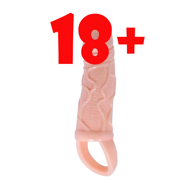 Насадка на пеніс Men Extension Vibrating Penis Sleeve