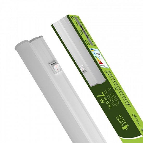 Світлодіодний світильник EUROLAMP лінійний IP44 7W 4000K (T5) (LED-BF-7/4)