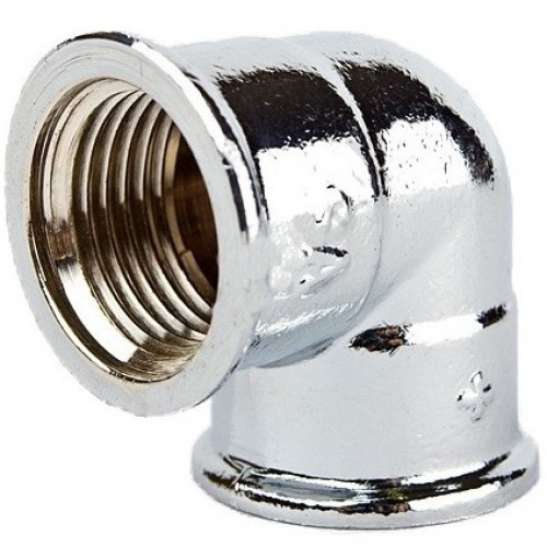 Редукційне коліно хромоване 3/4"x3/8" ВР Pattaroni (art.F91), фото 1