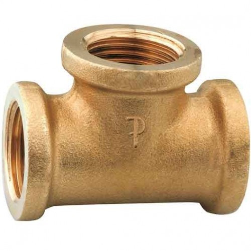 Трійник латунний редукційний 3/4"×1/2"×3/4" ВР Pattaroni (art.F131)
