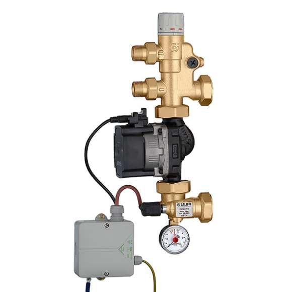 Блок регулювання температури 25-55 C 10 bar Caleffi без насоса