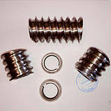 Набір Шнеків шліфований для кормового зернового Екструдера КЕШ-2, КЕШ-3 (комплект 3 шнеки, 2 кільця, Ø 22 мм), фото 3