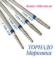 Фреза діамантова ТОРНАДО 104199524018Т - "моркова", d-1.8mm. синя смужка