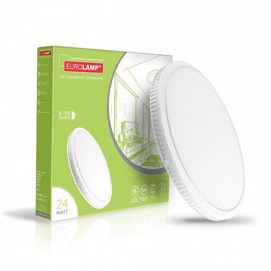 LED Світильник EUROLAMP круглий накладний 24W 4000K