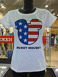 Жіноча футболка з Міккі Маусом, фото 5